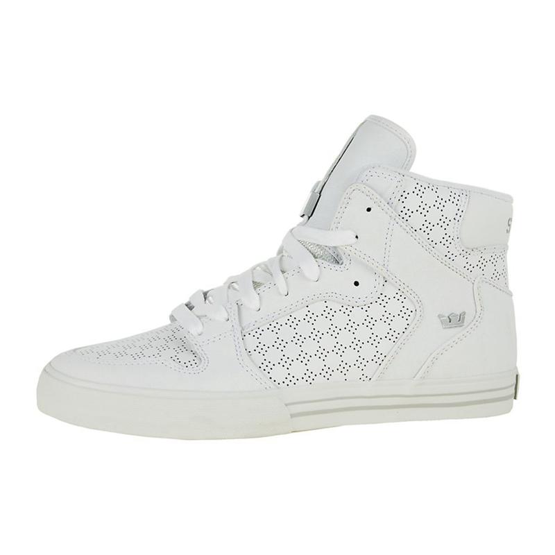 Zapatillas Altas Supra Argentina Hombre - VAIDER TUF Blancas (MTGSX-1643)